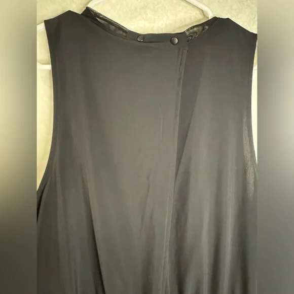 Zella Solid Black Romper Business Casual Closet Staple Womens XL - Picture 5 of 11